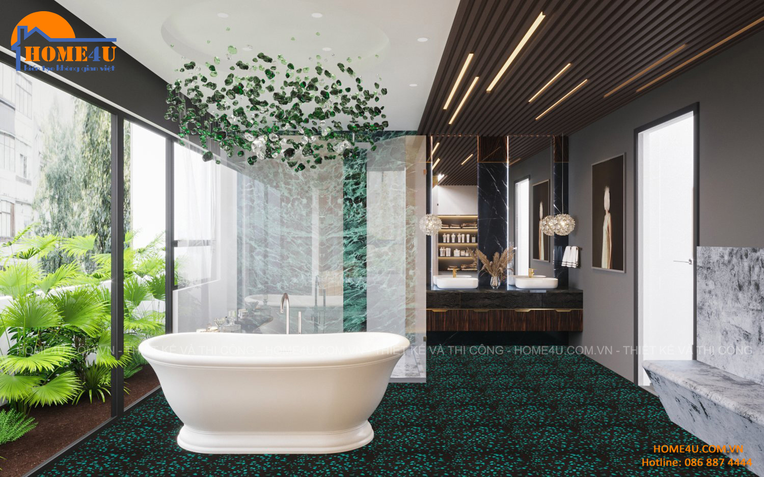 Thiết kế nội thất nhà phố 7 tầng hiện đại anh Tuấn - NTNP2013 14