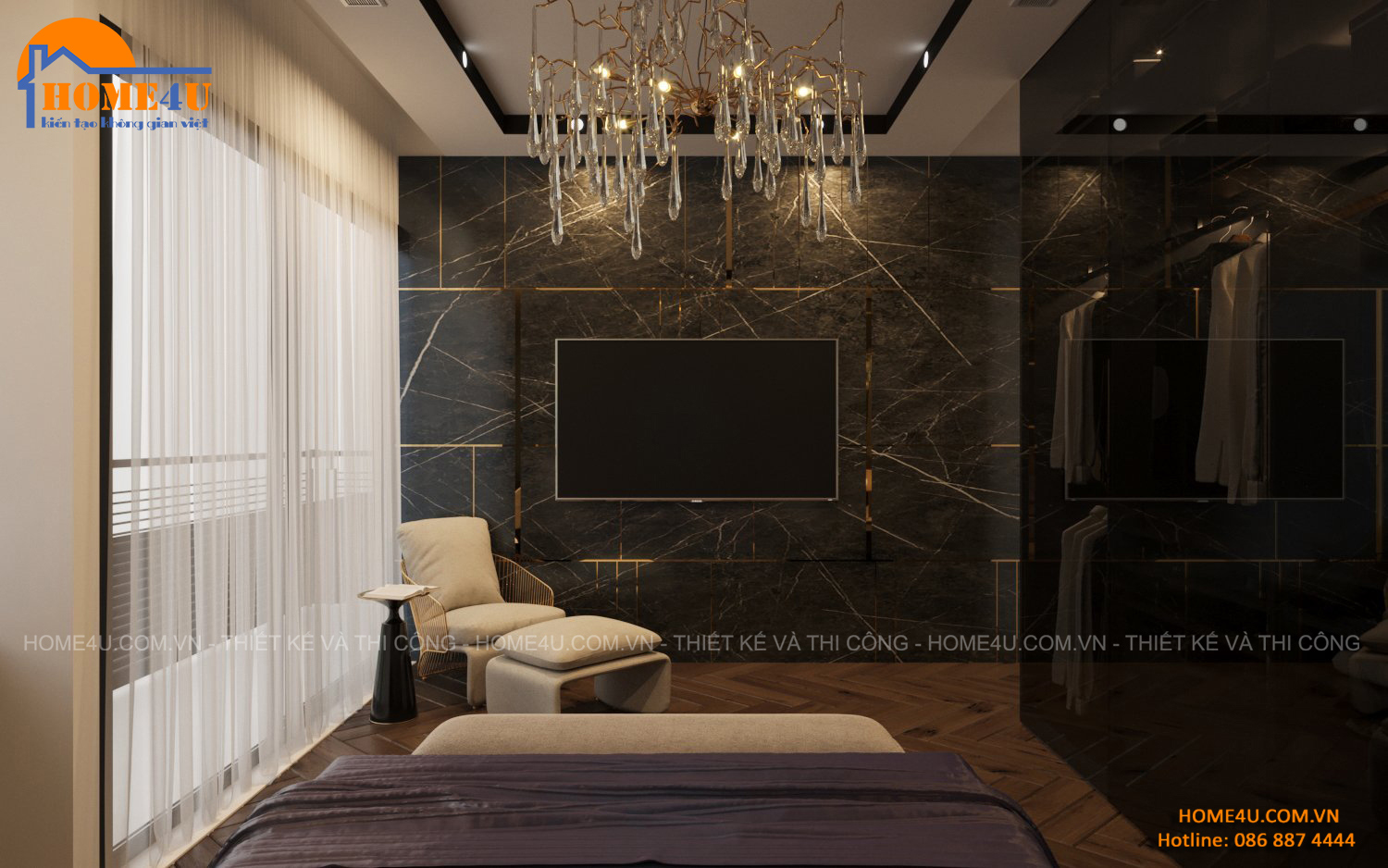 Thiết kế nội thất nhà phố 7 tầng hiện đại anh Tuấn - NTNP2013 20
