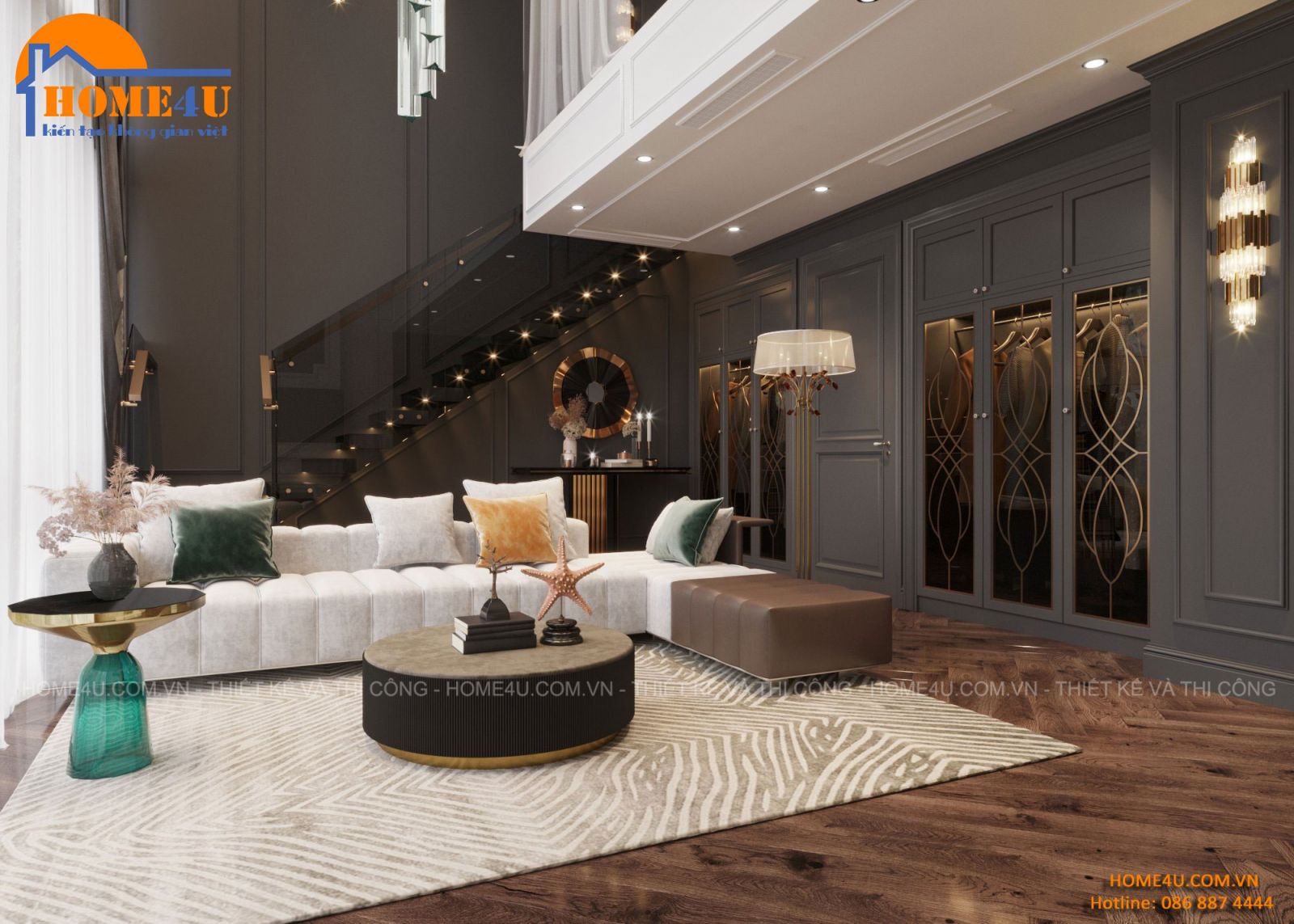 Thiết kế nội thất nhà phố 7 tầng hiện đại anh Tuấn - NTNP2013 24