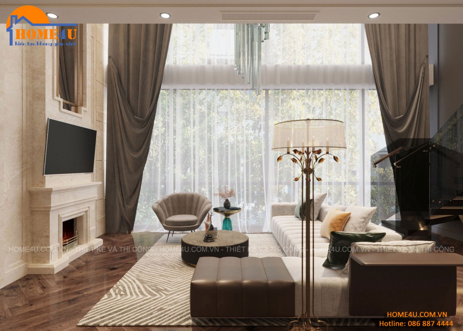 Thiết kế nội thất nhà phố 7 tầng hiện đại anh Tuấn - NTNP2013 27