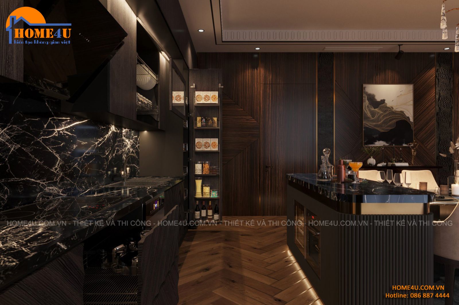 Thiết kế nội thất nhà phố 7 tầng hiện đại anh Tuấn - NTNP2013 4