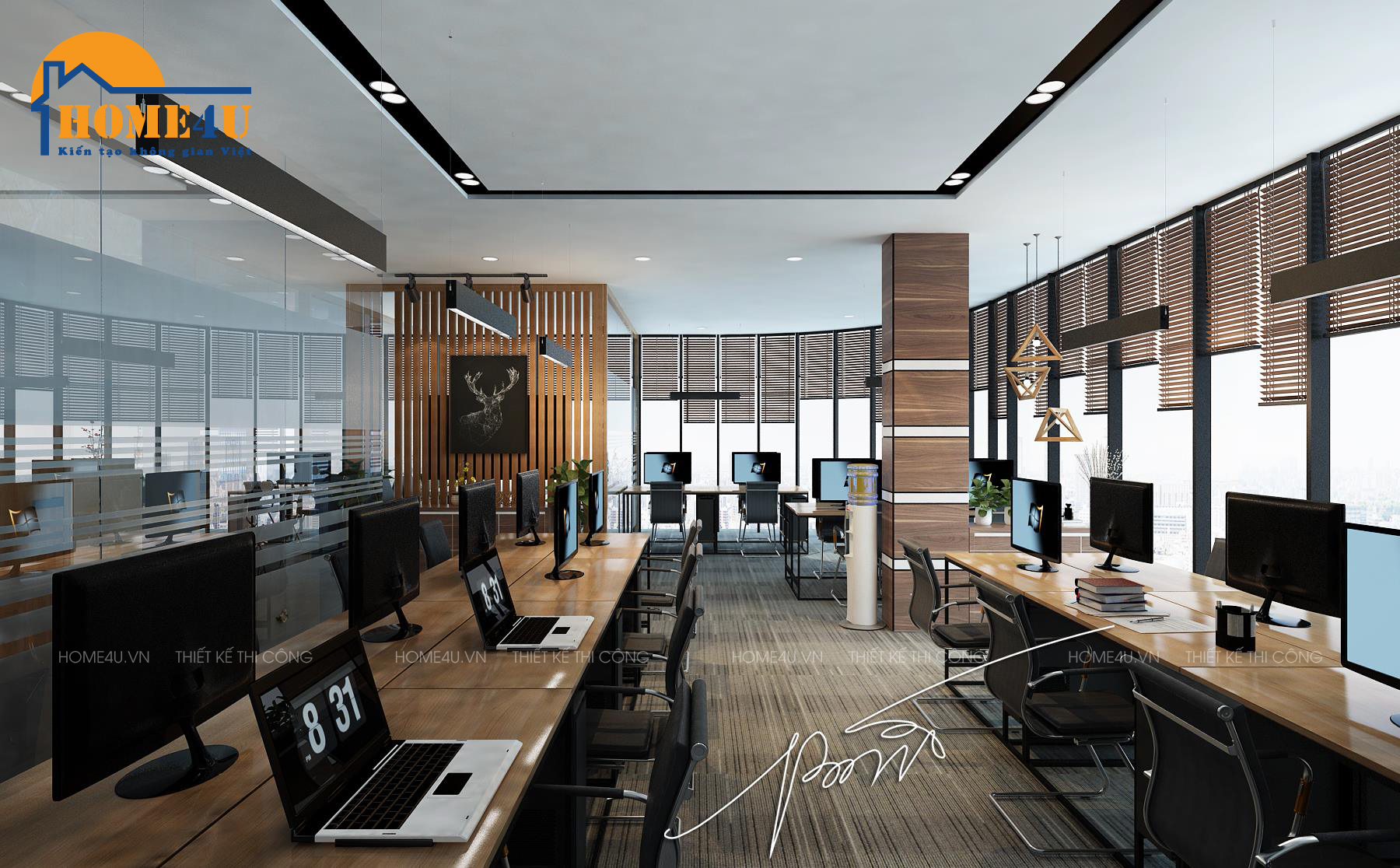 200+ Mẫu thiết kế văn phòng làm việc đẹp, hiện đại nhất 2023
