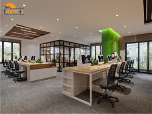 Mẫu thiết kế nội thất văn phòng hiện đại anh Nguyên - NTVP2005