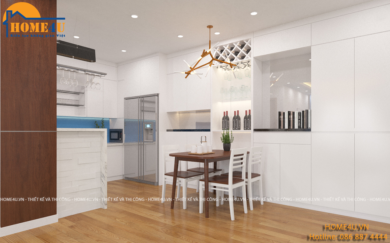 Mẫu thiết kế nội thất chung cư Gelexia Riverside hiện đại - NTCC2030