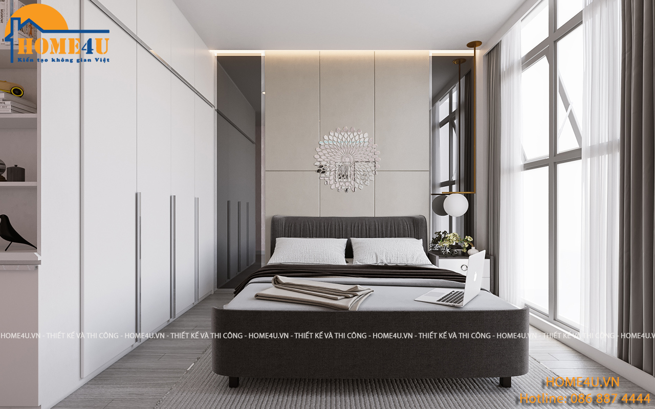 Mẫu thiết kế nội thất phòng ngủ hiện đại - NTPN2001