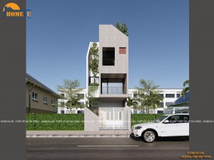 Mẫu thiết kế nhà phố 3 tầng hiện đại chị Thùy - NP2016