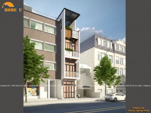 Mẫu thiết kế nhà phố 4 tầng - Tân cổ điển -  Mr. Dũng - NP2030