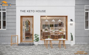 Thiết kế nội thất cửa hàng The Keto House anh Tùng - NTCH2001