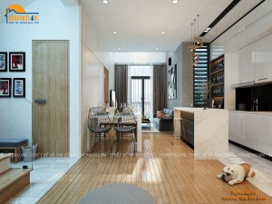 Thiết kế nội thất nhà phố 7 tầng hiện đại anh Tuấn - NTNP2013