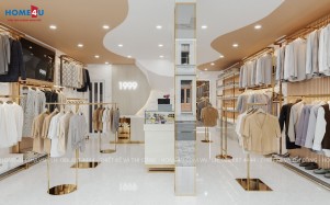 Thiết kế thi công nội thất Shop thời trang 50m2 - NTCH2008