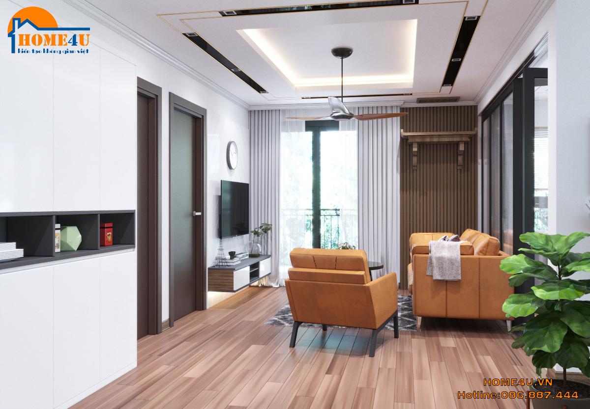 Mẫu thiết kế nội thất chung cư Vinhomes Smart City anh Hà - NTCC2060