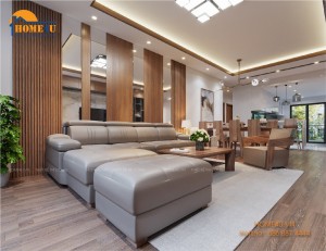 Mẫu thiết kế nội thất chung cư Goldmark City căn 2 ngủ chị Hồng - NTCC2069