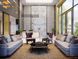 Mẫu thiết kế nội thất khách sạn tân cổ điển chị Loan - NTKS2002